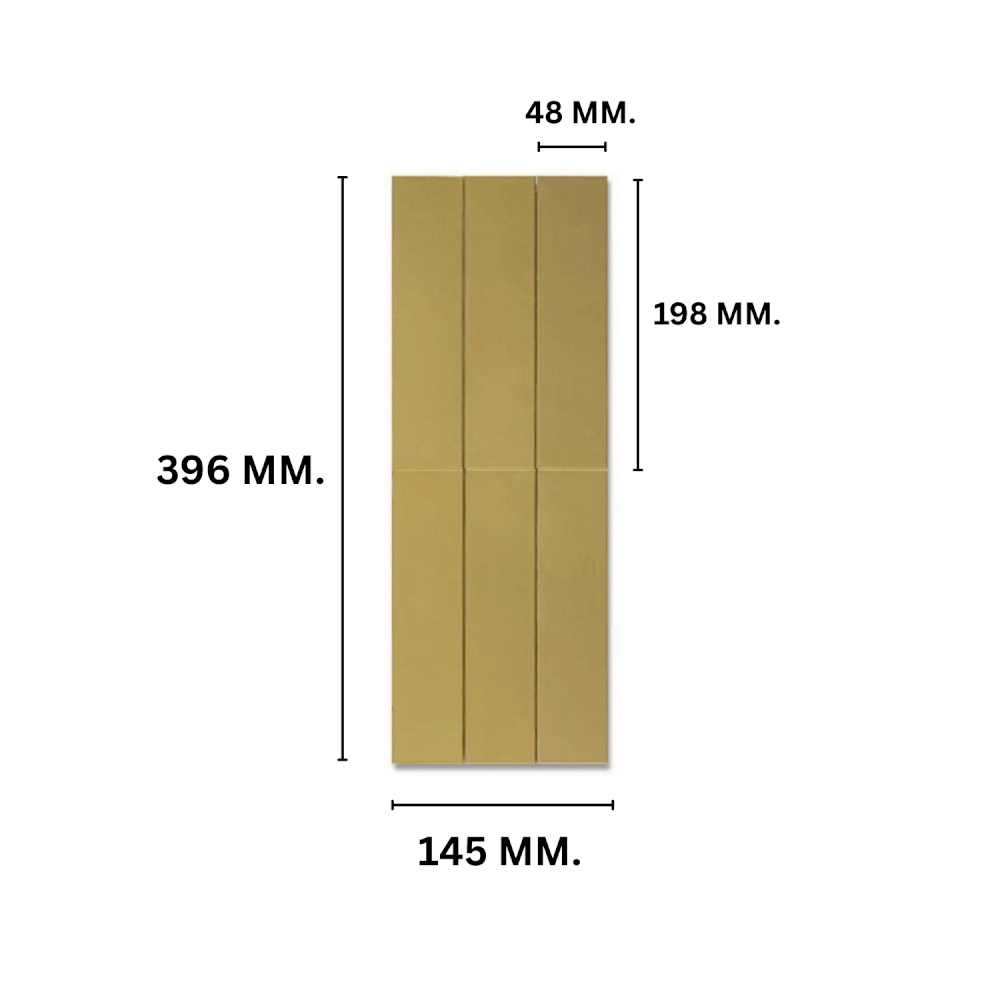 โมเสค TIMELESS TILES รุ่น LUSTO 39.6X14.5 ซม. สีทอง GOLD ผิวเงามิลเลอร์